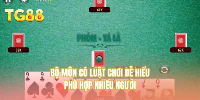 Bộ môn có luật chơi dễ hiểu phù hợp nhiều người