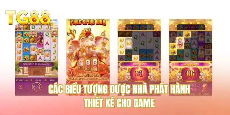 Các biểu tượng được nhà phát hành thiết kế cho game